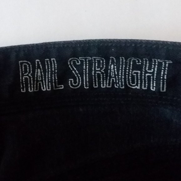 MADEWELL Black Rail Straight Leg Jeans sz 26x34 - Picture 7 of 11